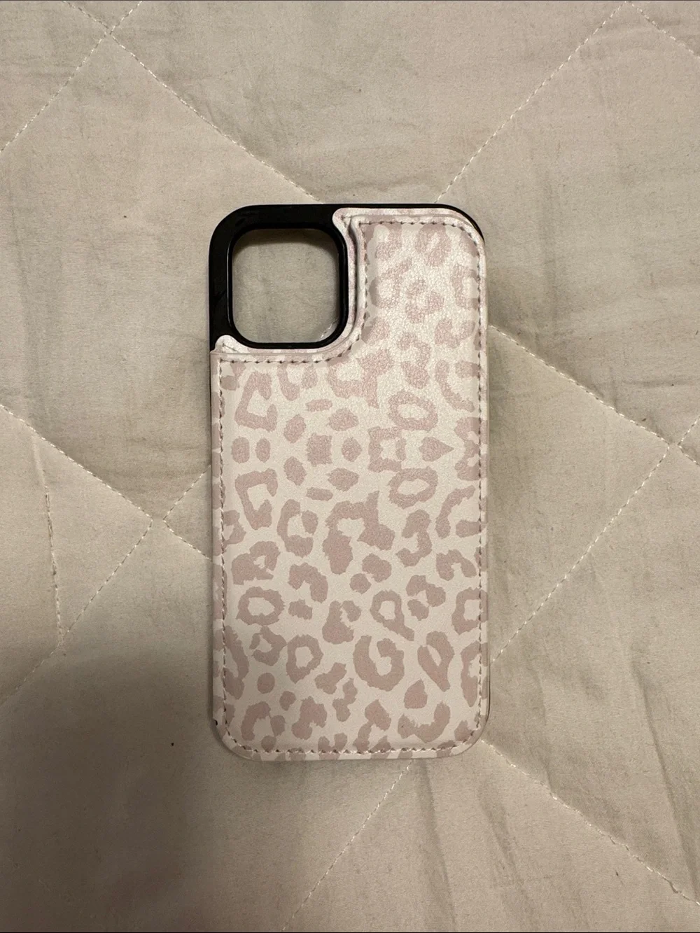 Pink Leopard Print Protective Phone Case